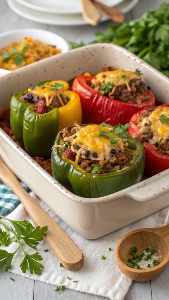 easy stuffed pepper casserole