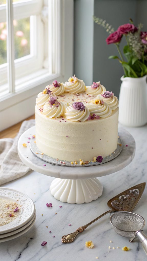 fluffy and delicious white cake