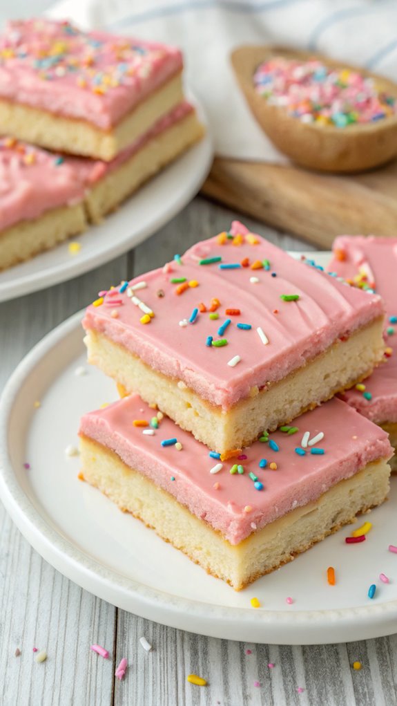 frosted sugar cookie bars