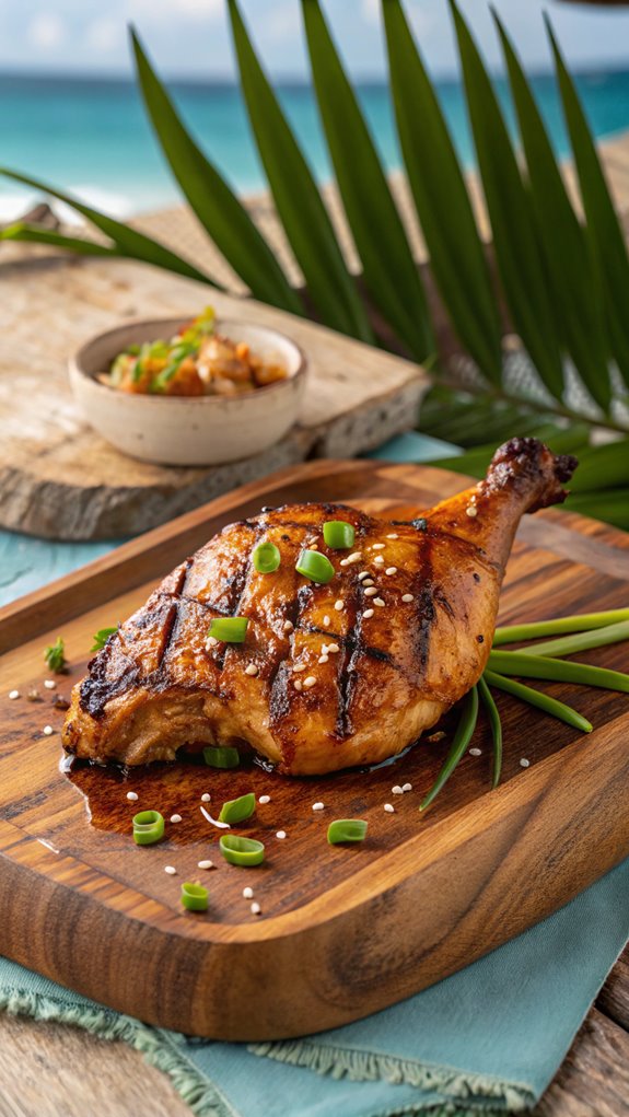 grilled hawaiian marinated chicken