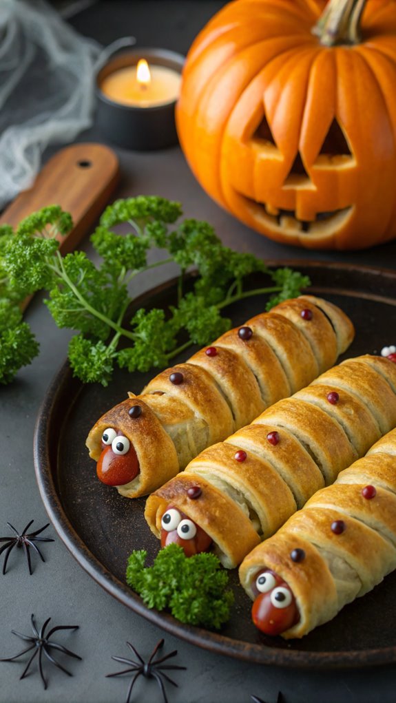 halloween mummy hotdogs recipe