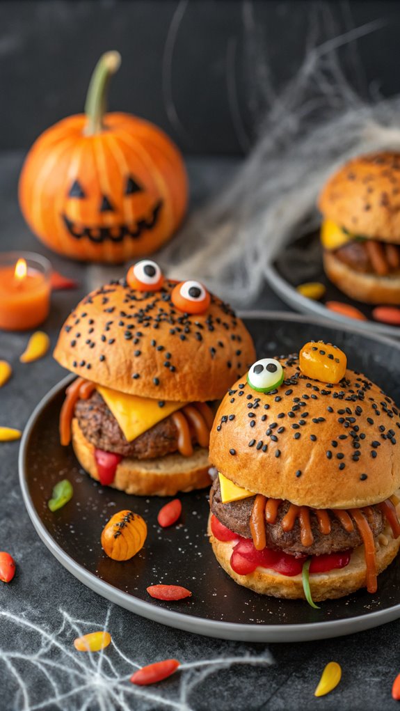 halloween themed burger recipe