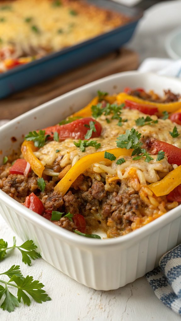 hamburger rice casserole recipe