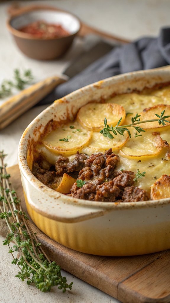 hearty beef potato casserole