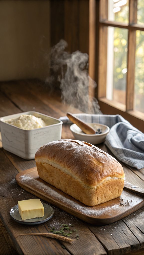 homemade amish white bread