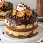 indulgent cookie dough cake