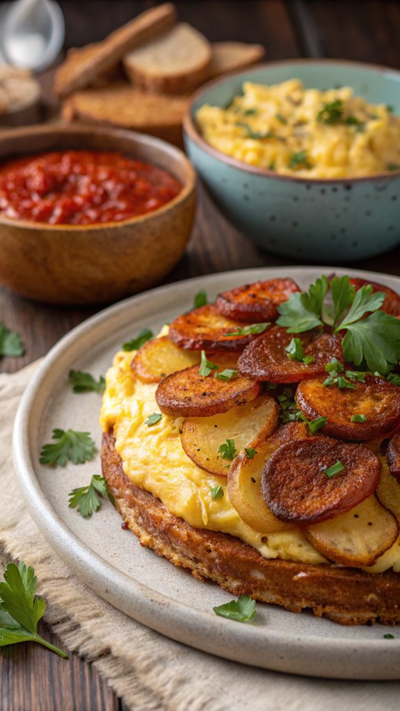 lebanese potato egg dish