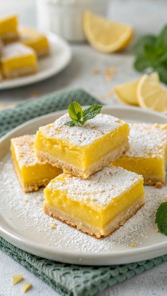 lemon bars with crust