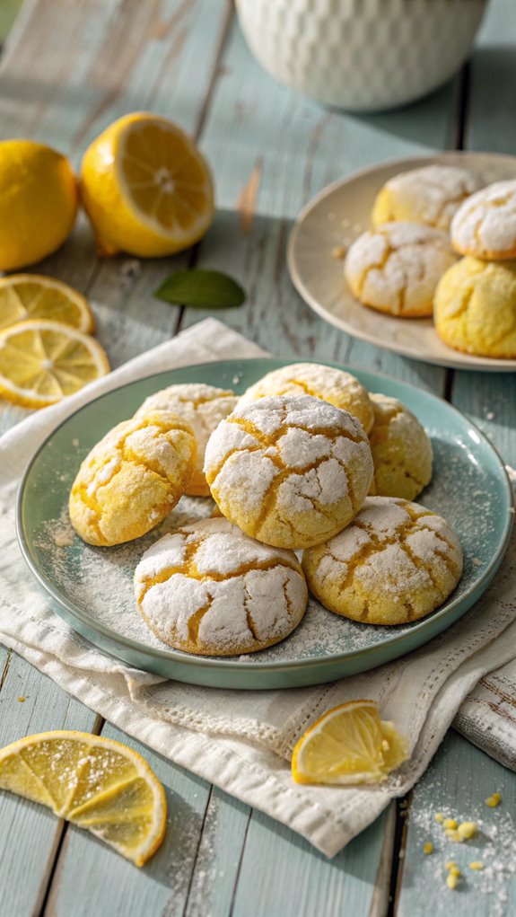 lemon flavored cookie recipe preparation