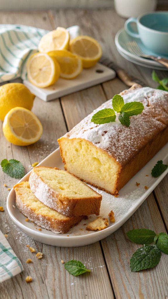 Lemon Ricotta Poundcake