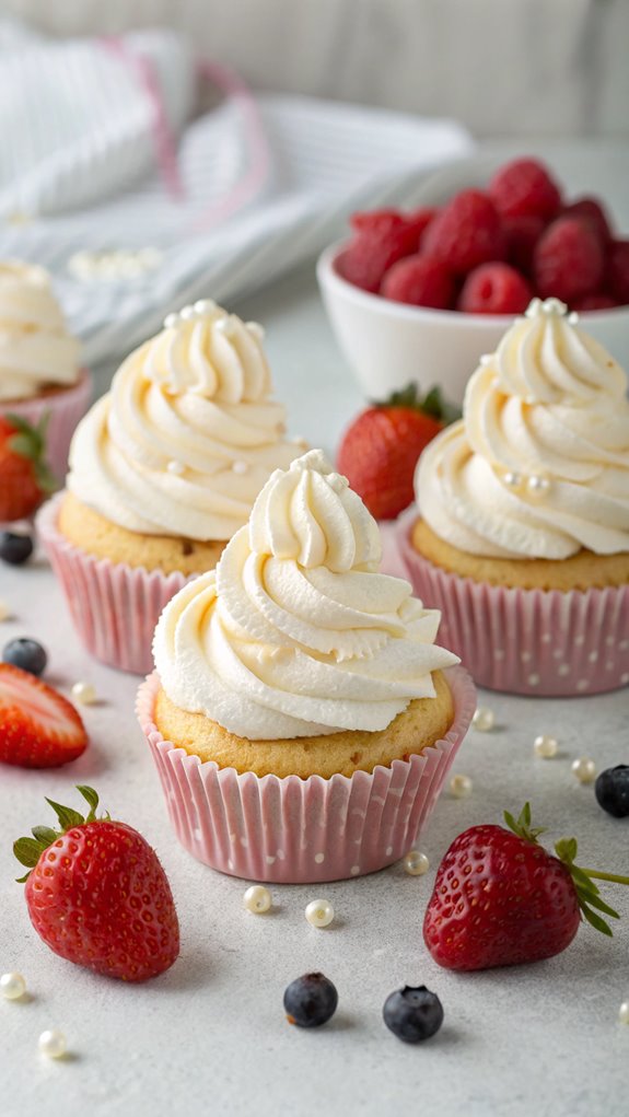 light and fluffy cupcakes