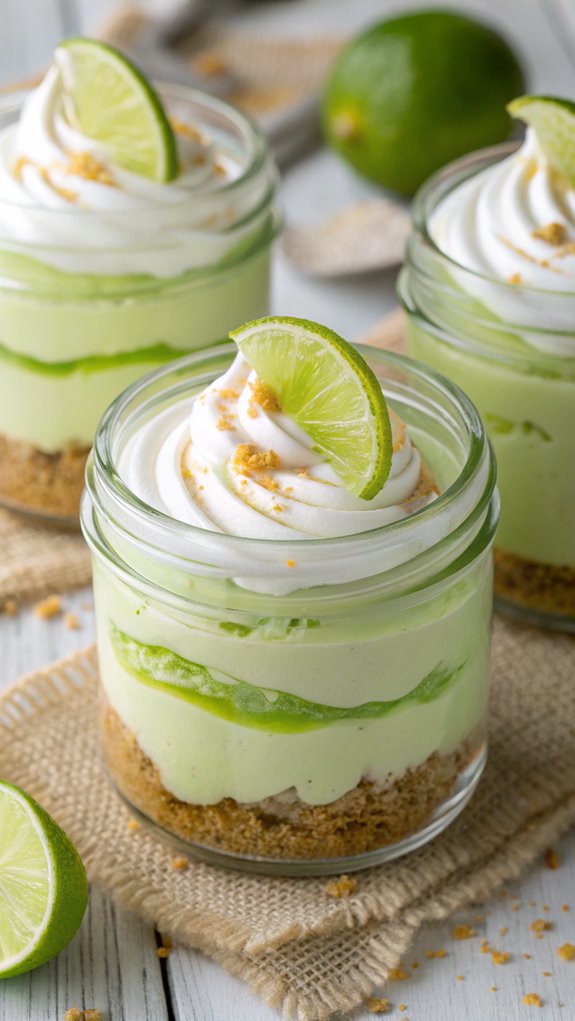 no bake cheesecake in jars