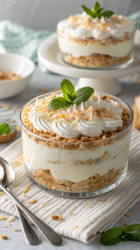 no bake coconut cream dessert