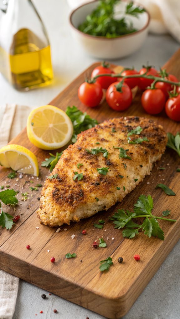 parmesan crusted chicken recipe