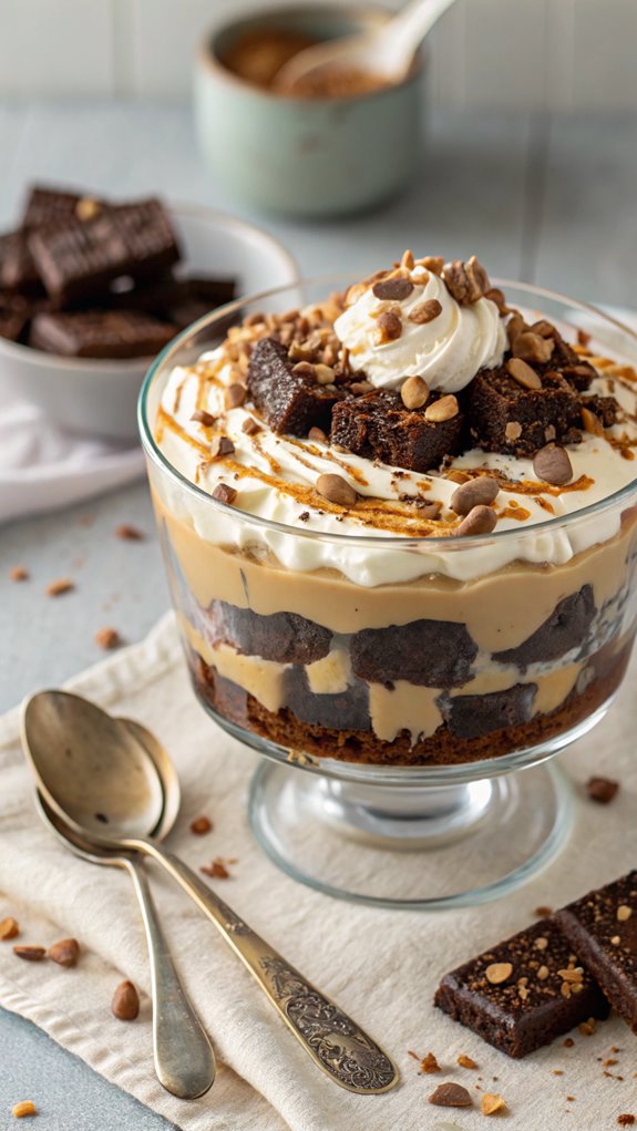 peanut butter fudge trifle