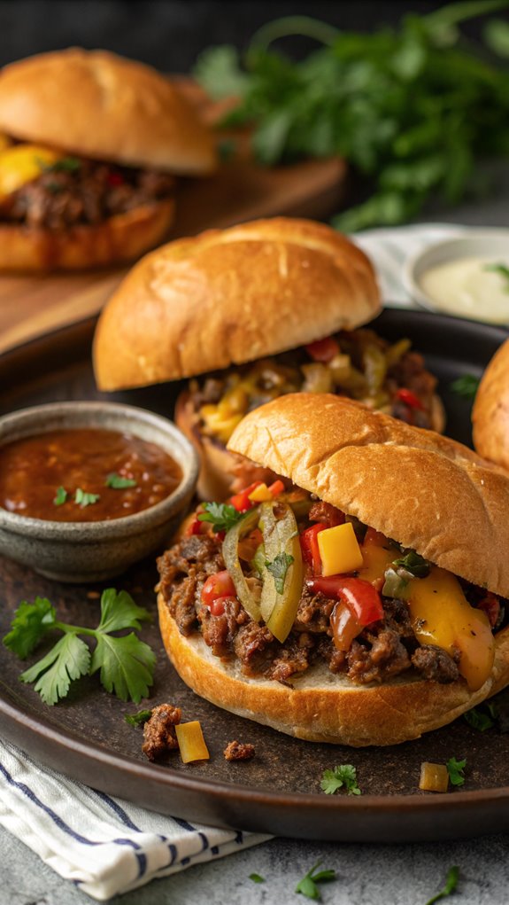 philly cheese steak sloppy joes