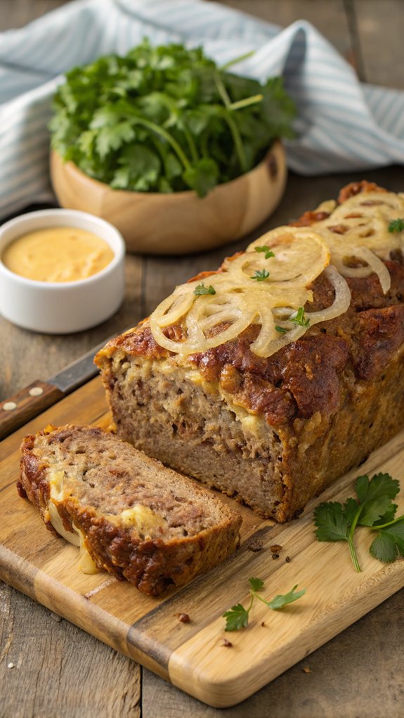 philly cheesesteak inspired meatloaf