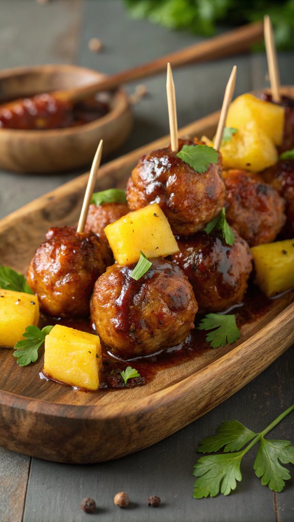 pineapple bbq meatballs instructions