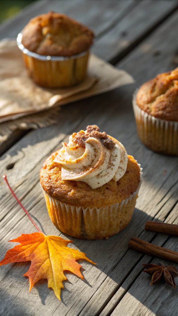 pumpkin cream cheese muffins