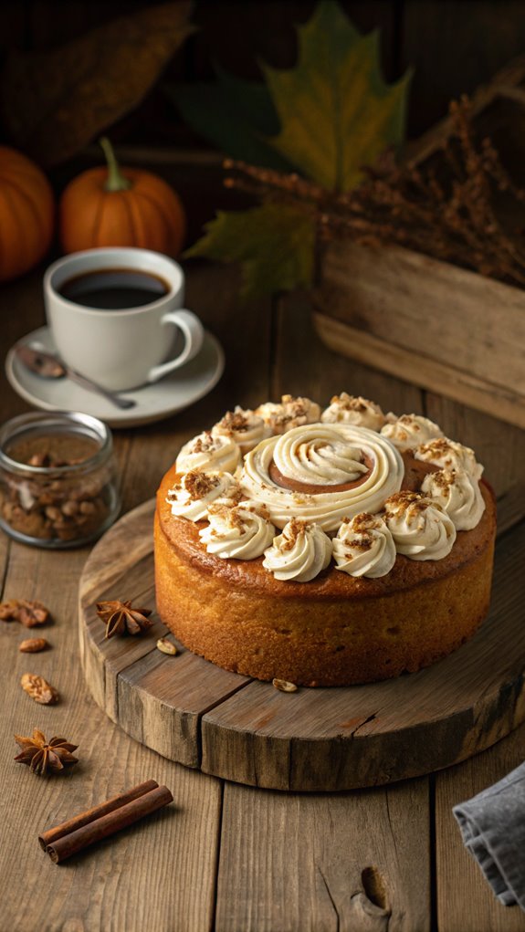 pumpkin spice flavored cake