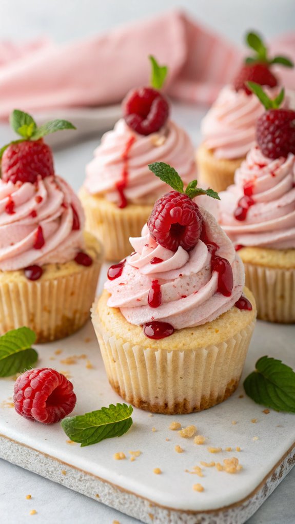 raspberry cheesecake cupcake recipe