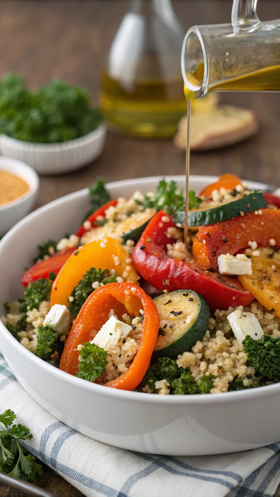 roasted vegetable quinoa salad