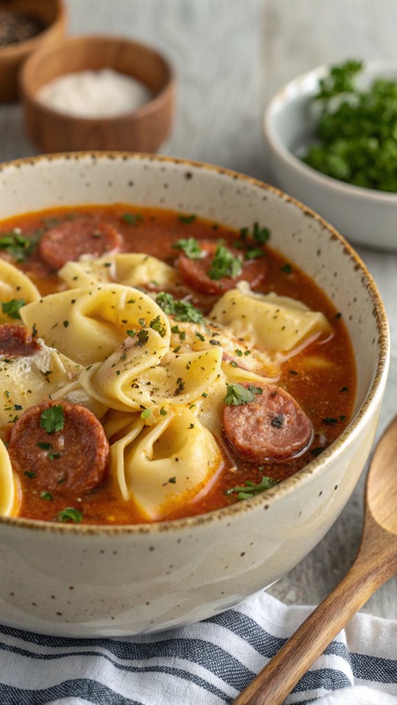 sausage tortellini soup recipe