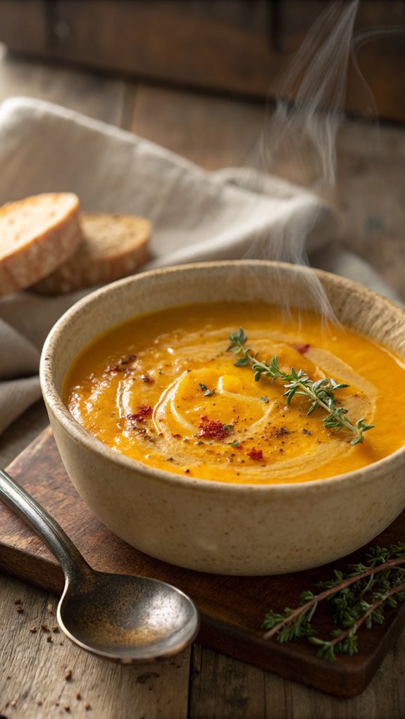 savory butternut squash soup