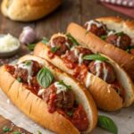 savory meatball sandwich delight