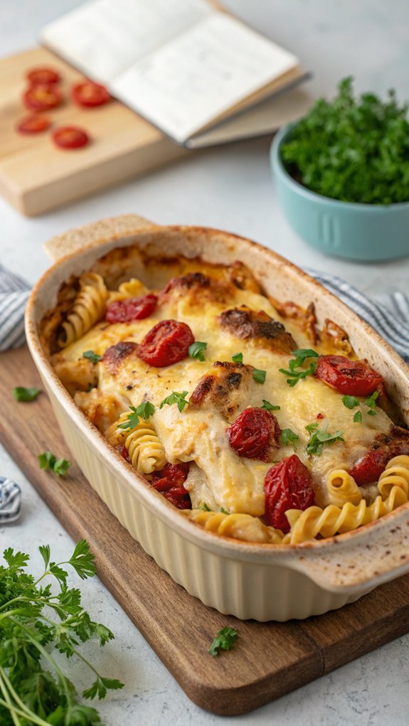 simple cheesy chicken casserole