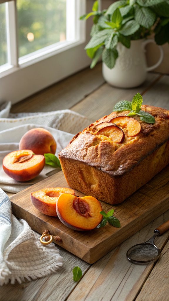 southern peach bread recipe