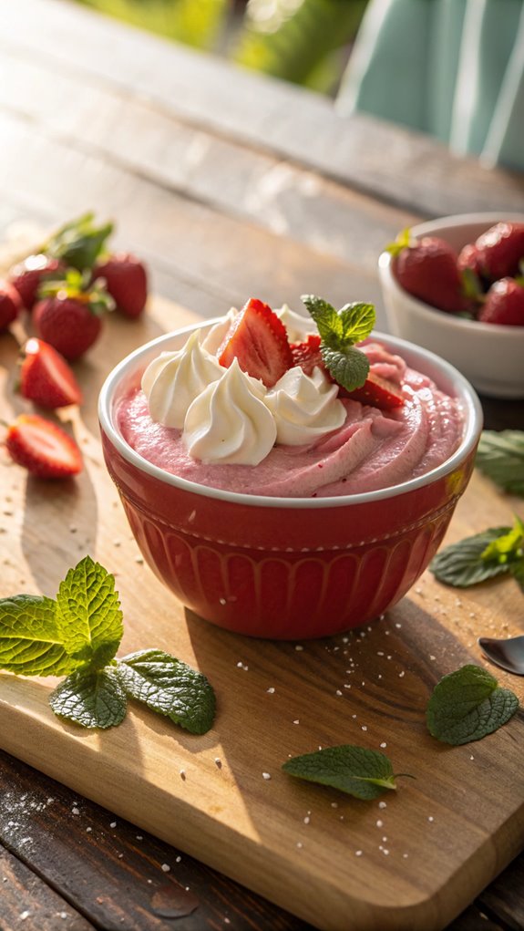 strawberry mousse dessert recipe