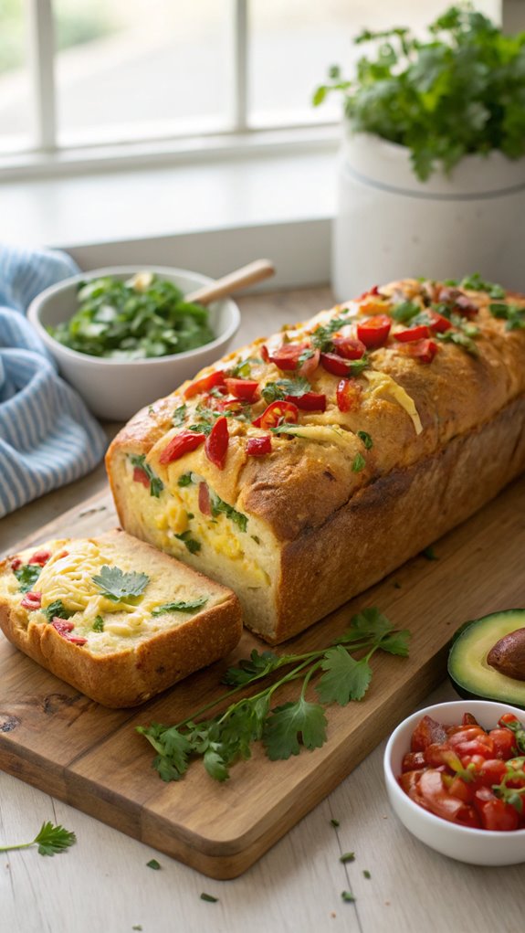 stuffed breakfast loaf recipe