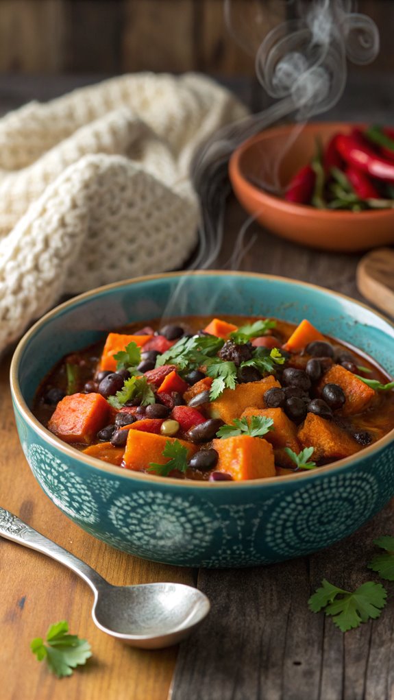 sweet potato black bean chili