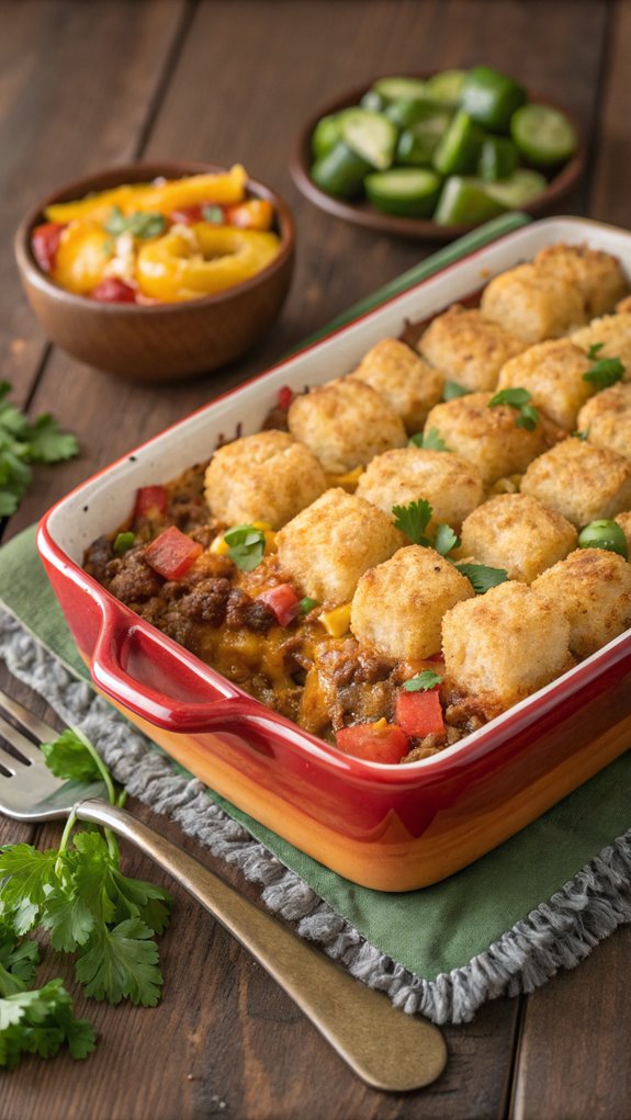 taco tater tot casserole