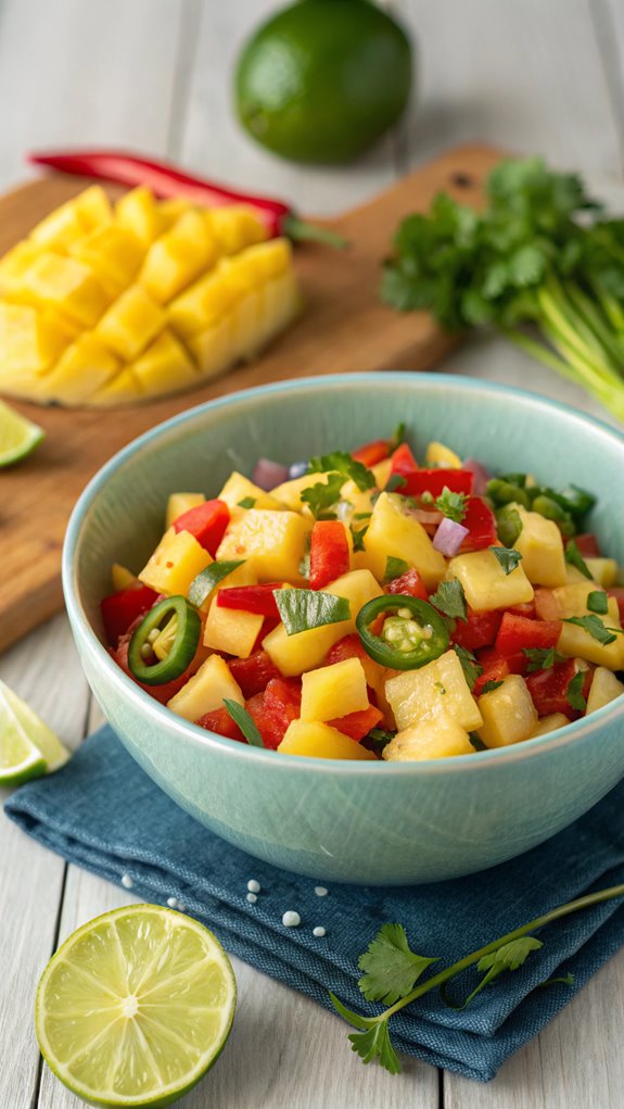 tropical and zesty salad