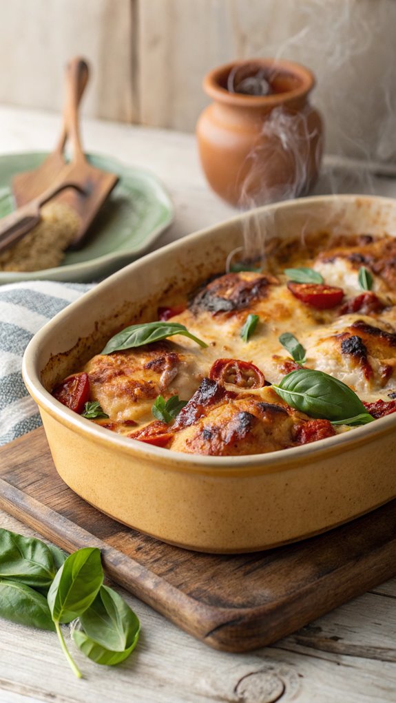 tuscan chicken casserole recipe