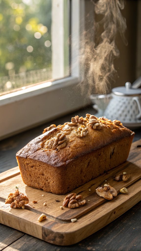 walnut infused banana bread recipe