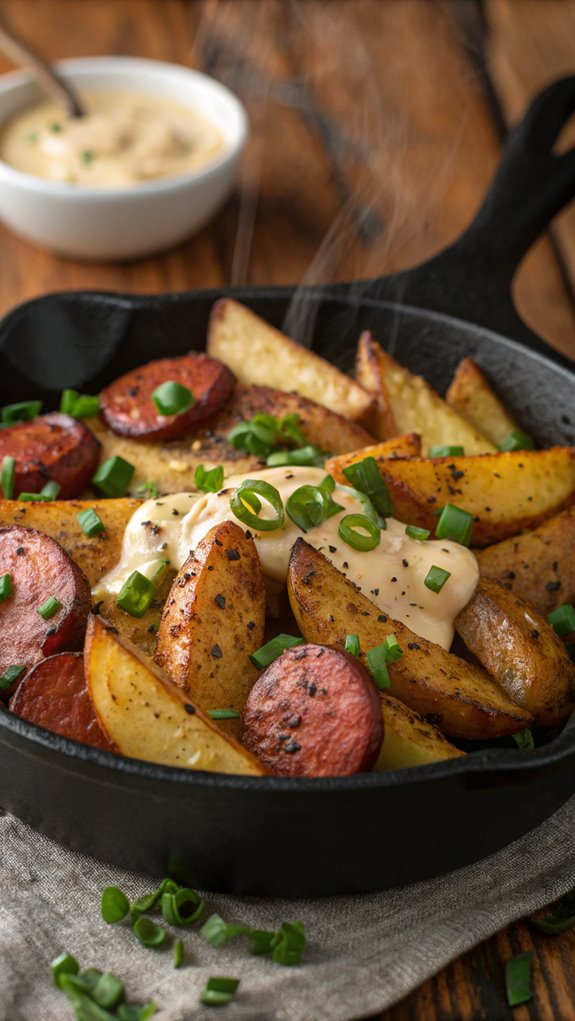 cheesy smoked sausage potatoes