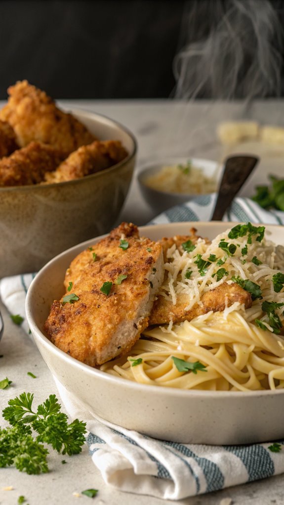 garlic butter chicken pasta