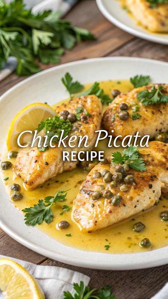 lemon butter chicken dish