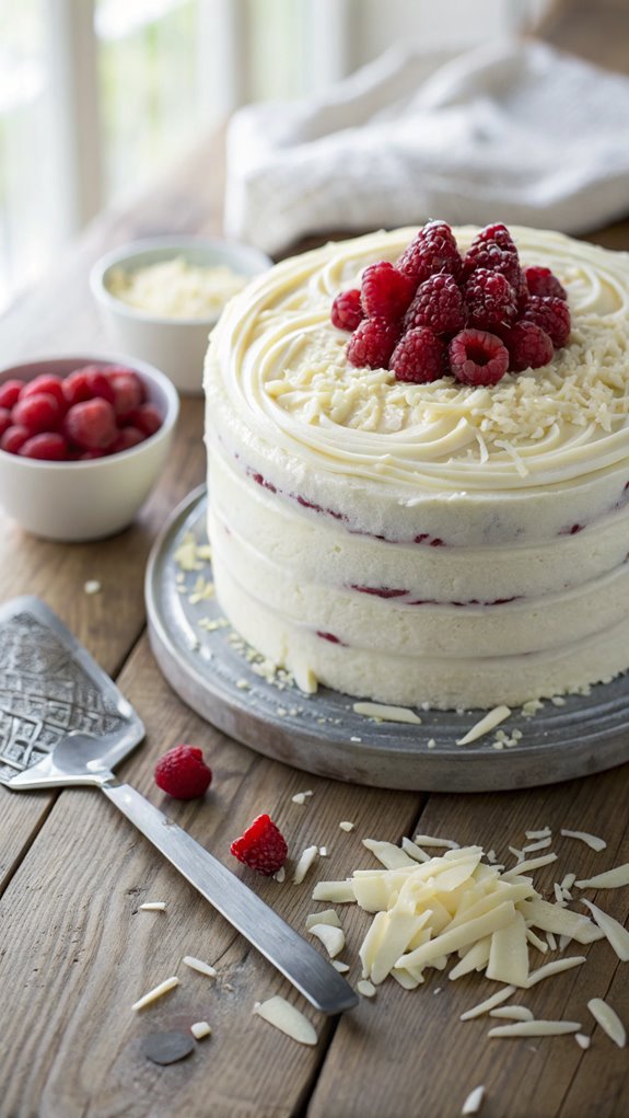 raspberry chocolate birthday cake