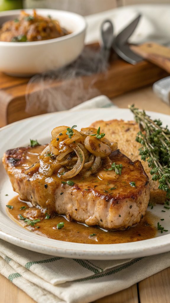 savory pork chop dish