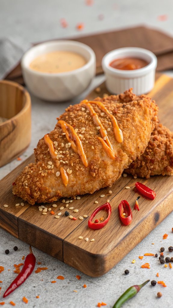 spicy fried chicken dish