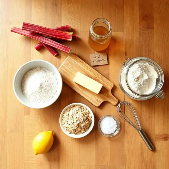 rhubarb crumble pie recipe