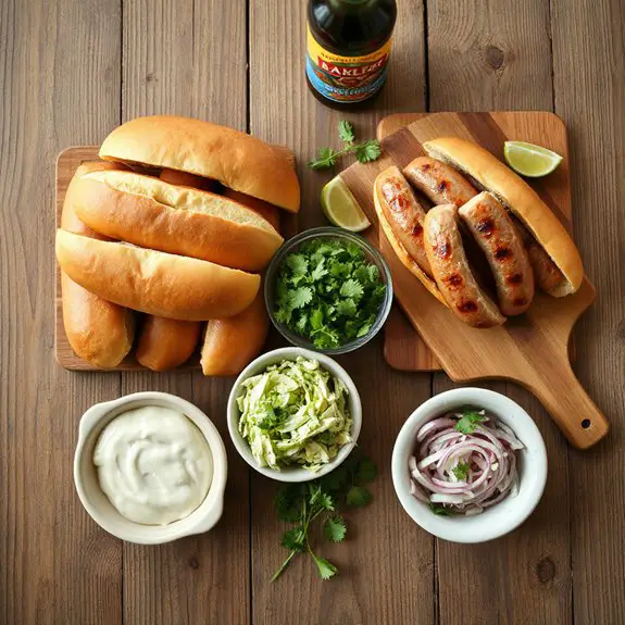 bbq hot dogs with slaw