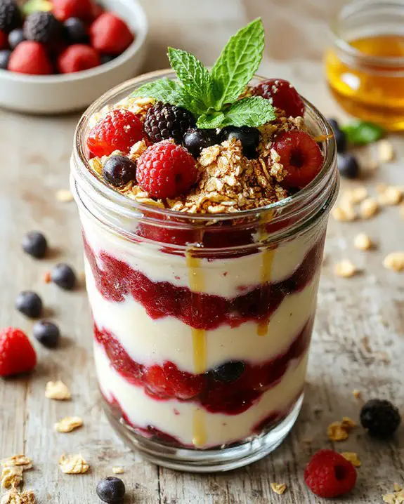 berry layered dessert delight