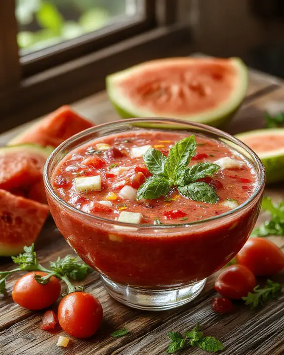 chilled watermelon soup recipe