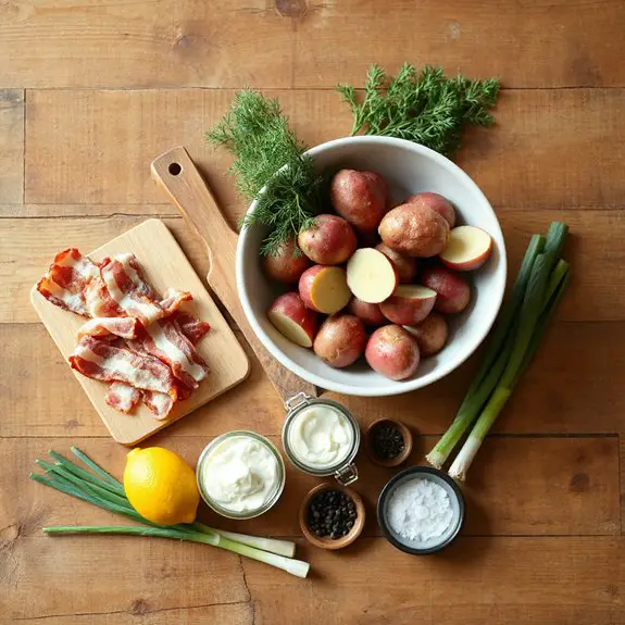 creamy red potato salad