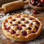 delicious cherry filled dessert